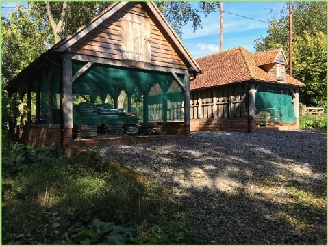 Barn on English property