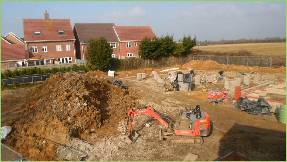 Property building and development in progress